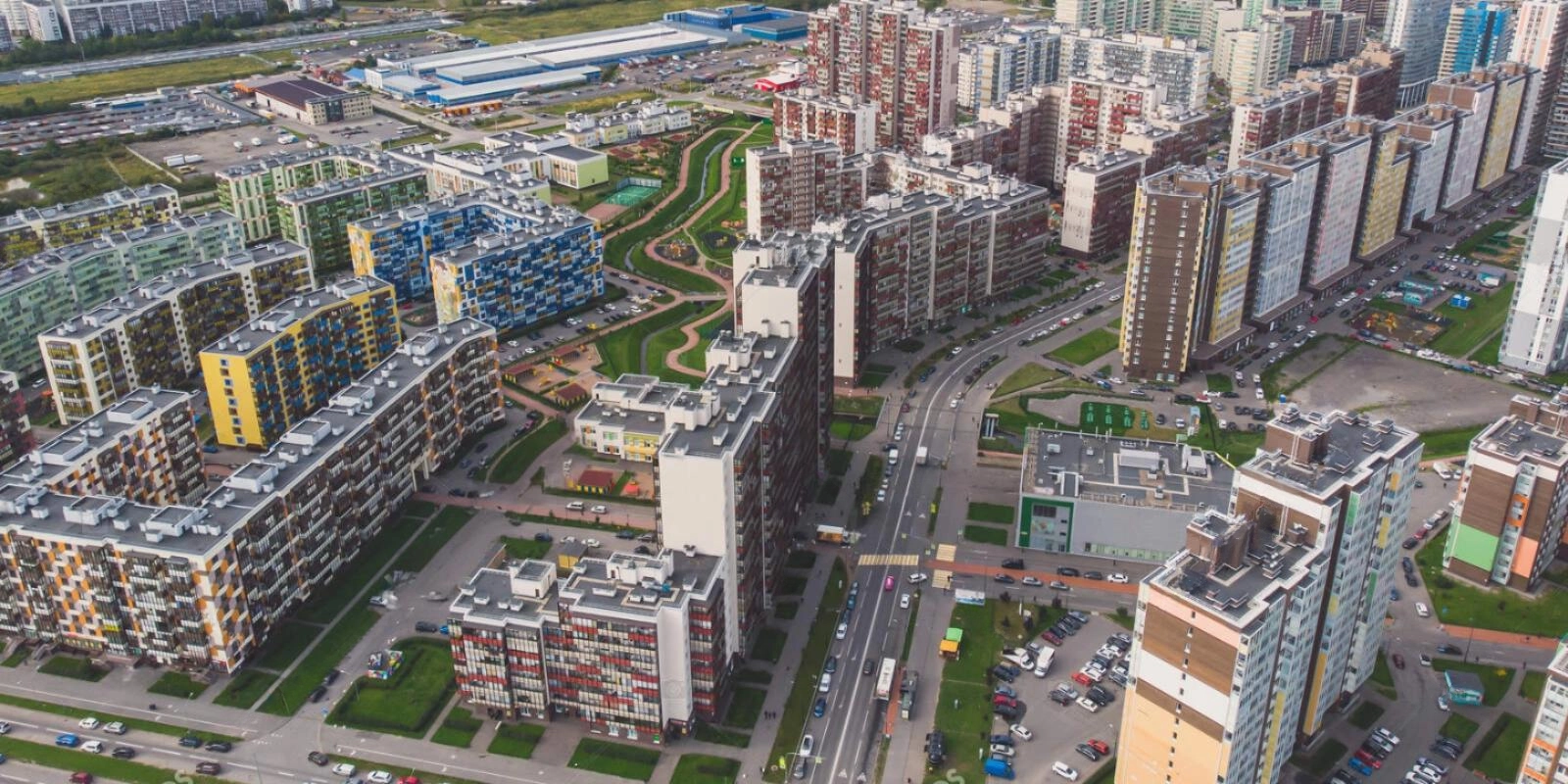 Панорама города Кудрово